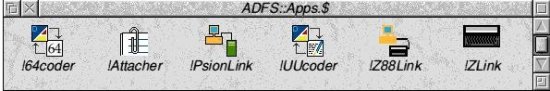 Application window for navigation